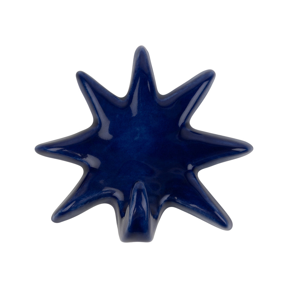 Lapis ceramic wall hook – Handmade by Whimsy Dawn – Stellar Hook