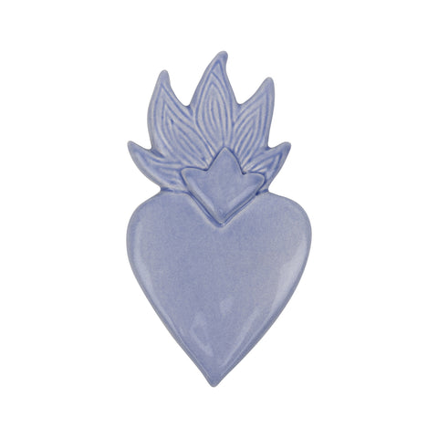 Arcane Flame Amethyst Haze handmade ceramic wall art